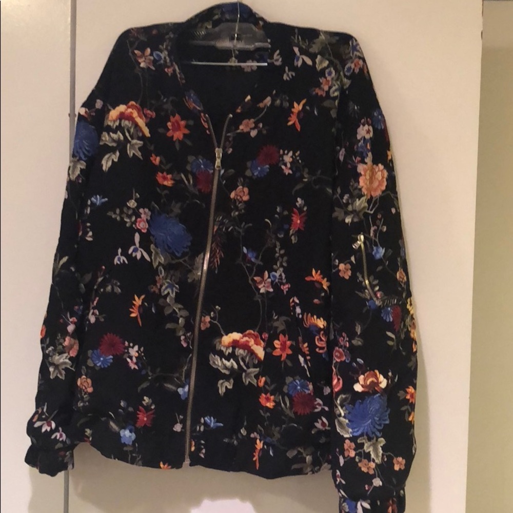 Floral Zara Bomber Jacket